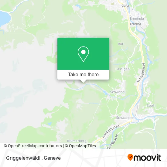 Griggelenwäldli map