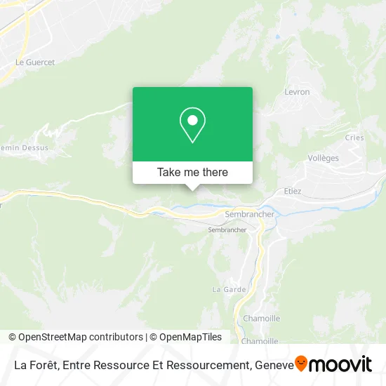 La Forêt, Entre Ressource Et Ressourcement map