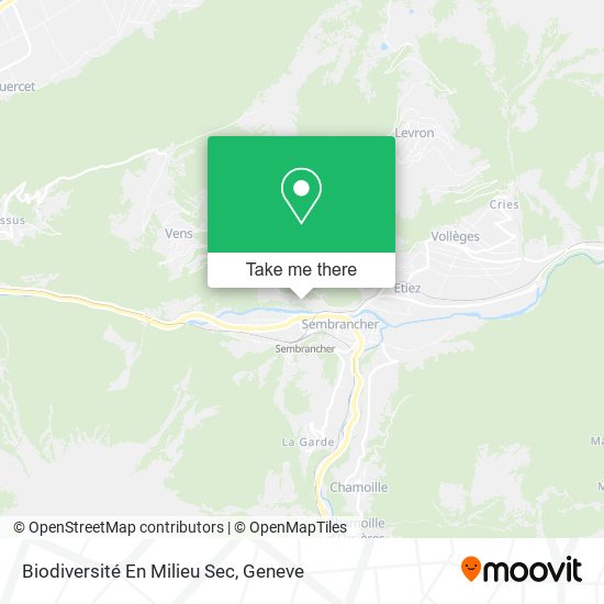 Biodiversité En Milieu Sec map