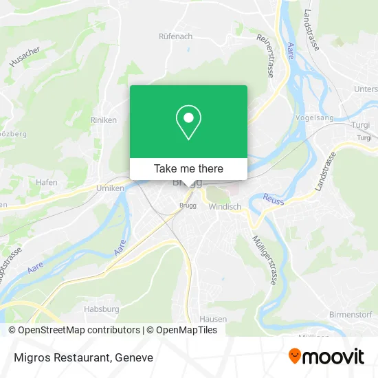 Migros Restaurant map