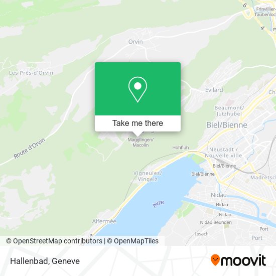 Hallenbad map