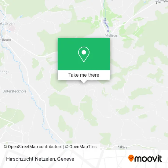 Hirschzucht Netzelen map