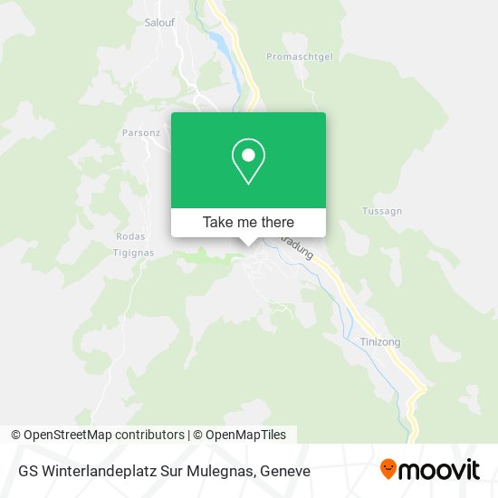 GS Winterlandeplatz Sur Mulegnas map