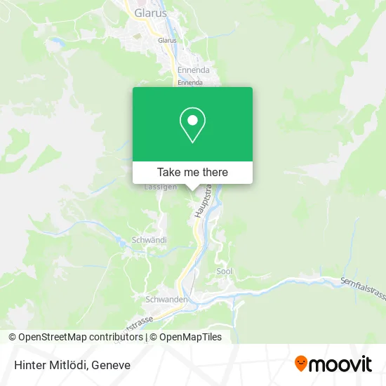 Hinter Mitlödi map