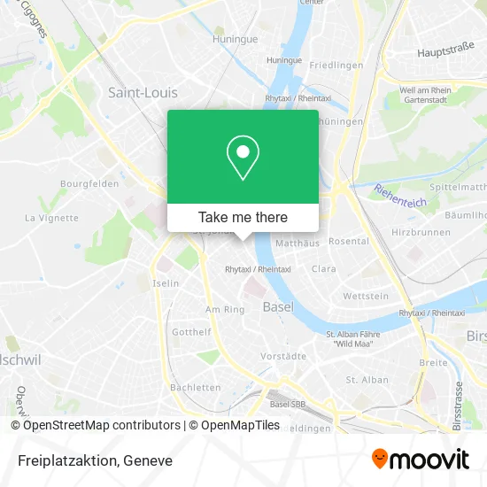 Freiplatzaktion map