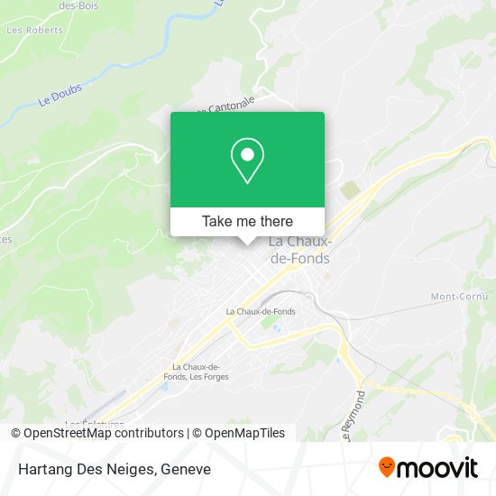 Hartang Des Neiges map