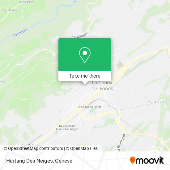 Hartang Des Neiges map