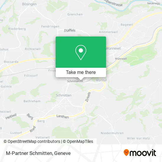 M-Partner Schmitten map