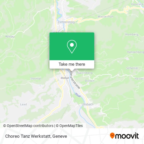 Choreo Tanz Werkstatt map