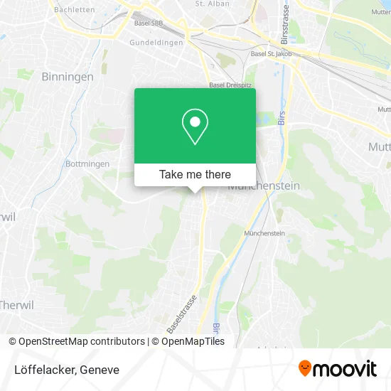 Löffelacker map