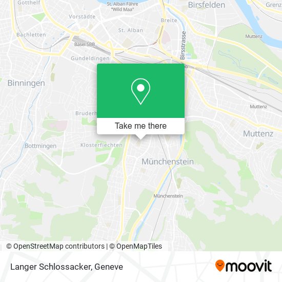 Langer Schlossacker map