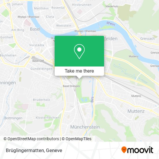 Brüglingermatten map