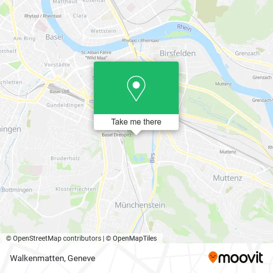 Walkenmatten map