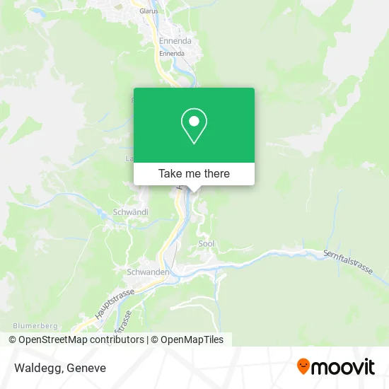 Waldegg map