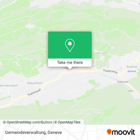 Gemeindeverwaltung map