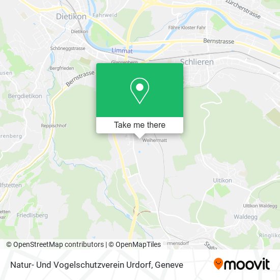 Natur- Und Vogelschutzverein Urdorf map