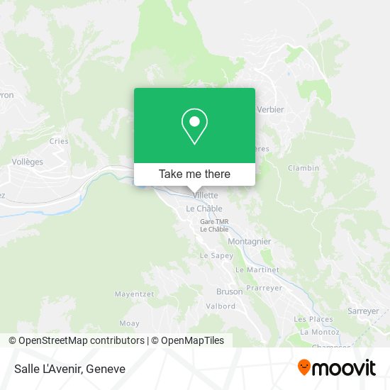 Salle L'Avenir map