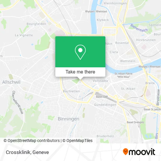 Crossklinik map