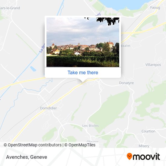 Avenches map