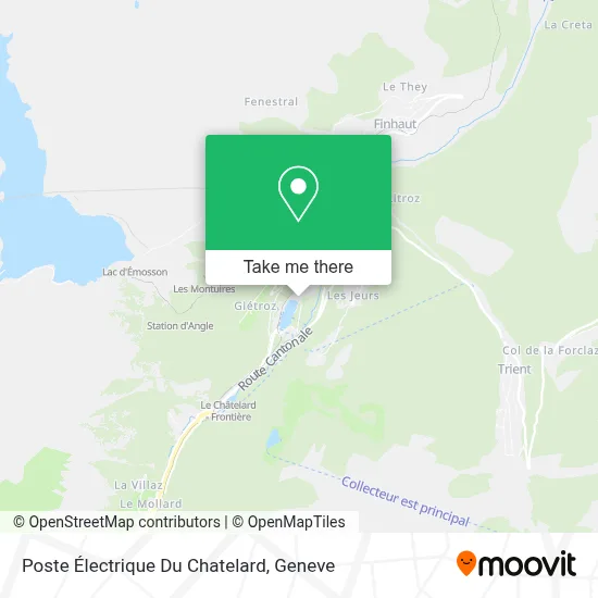 Poste Électrique Du Chatelard map