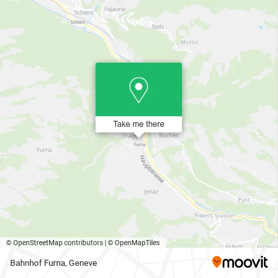 Bahnhof Furna map