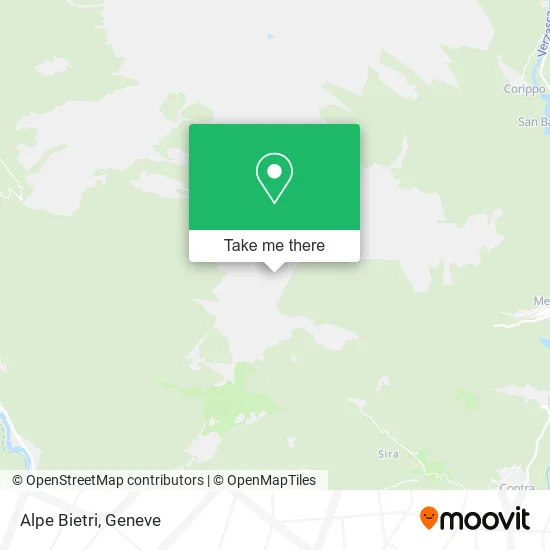 Alpe Bietri map