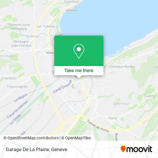Garage De La Plaine map