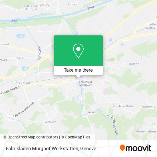 Fabrikladen Murghof Werkstätten map