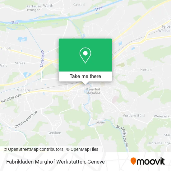 Fabrikladen Murghof Werkstätten map