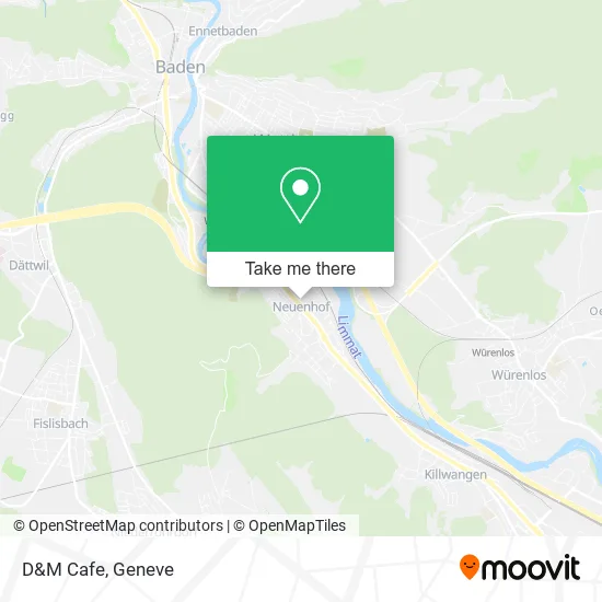 D&M Cafe map
