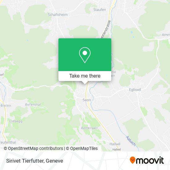 Sirivet Tierfutter map
