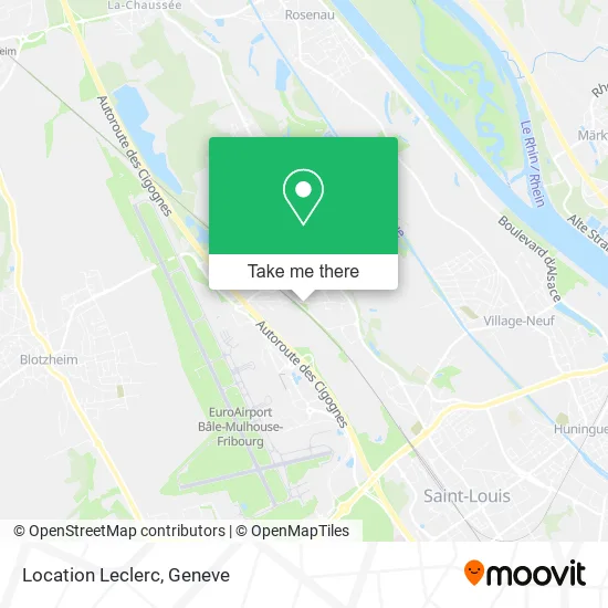 Location Leclerc map