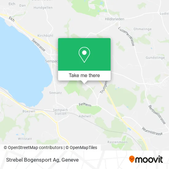 Strebel Bogensport Ag map