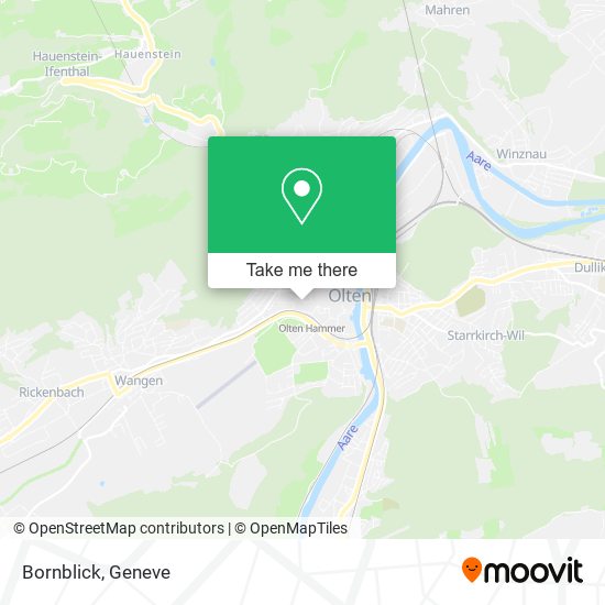 Bornblick map