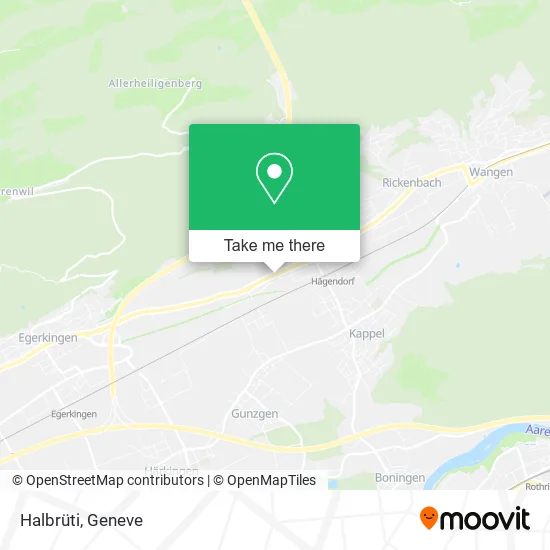 Halbrüti map