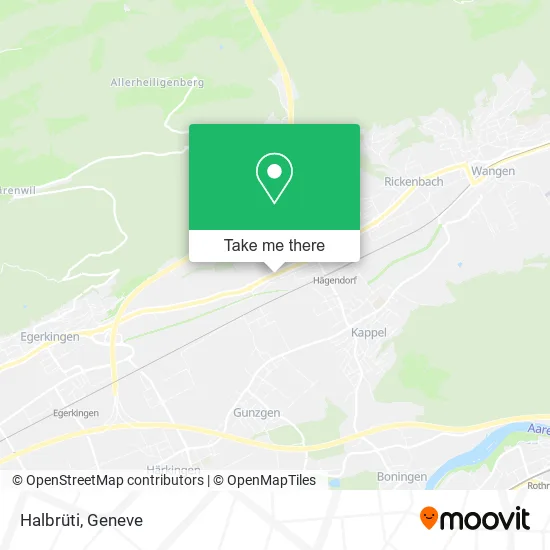 Halbrüti map