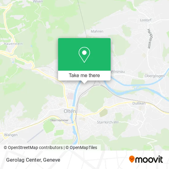 Gerolag Center map