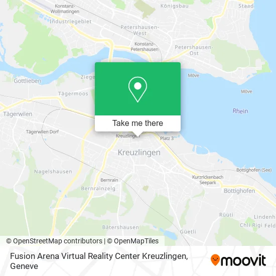 Fusion Arena Virtual Reality Center Kreuzlingen map