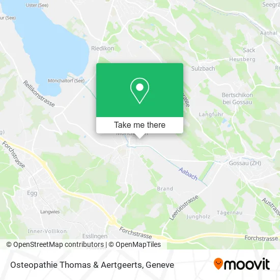 Osteopathie Thomas & Aertgeerts map