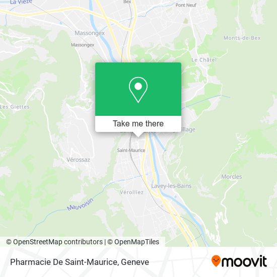 Pharmacie De Saint-Maurice plan