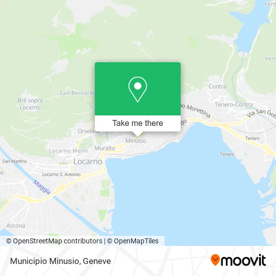 Municipio Minusio map