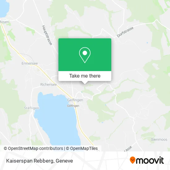 Kaiserspan Rebberg map