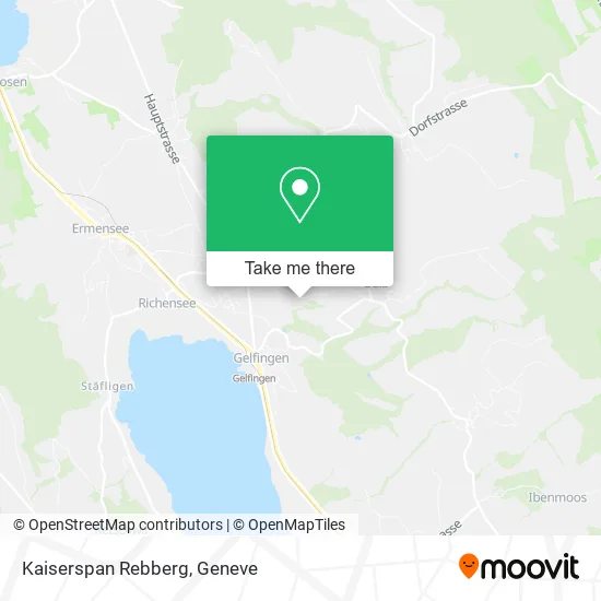 Kaiserspan Rebberg map