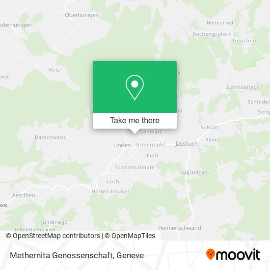 Methernita Genossenschaft map