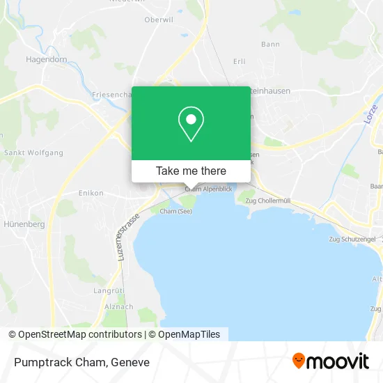 Pumptrack Cham map
