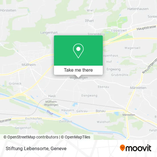 Stiftung Lebensorte map