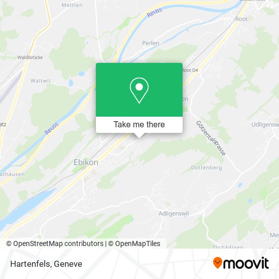 Hartenfels map