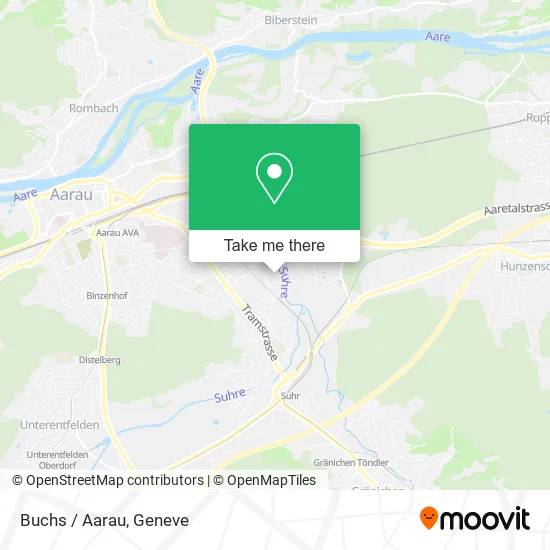 Buchs / Aarau map