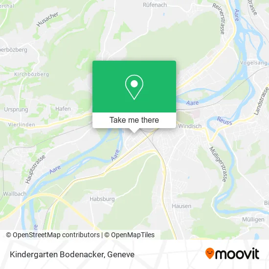 Kindergarten Bodenacker map