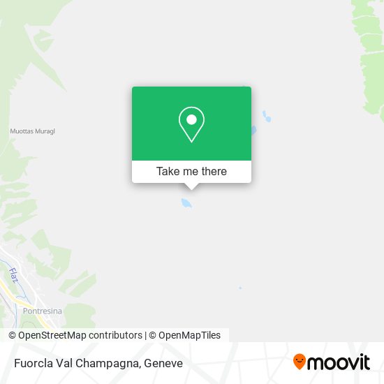 Fuorcla Val Champagna map